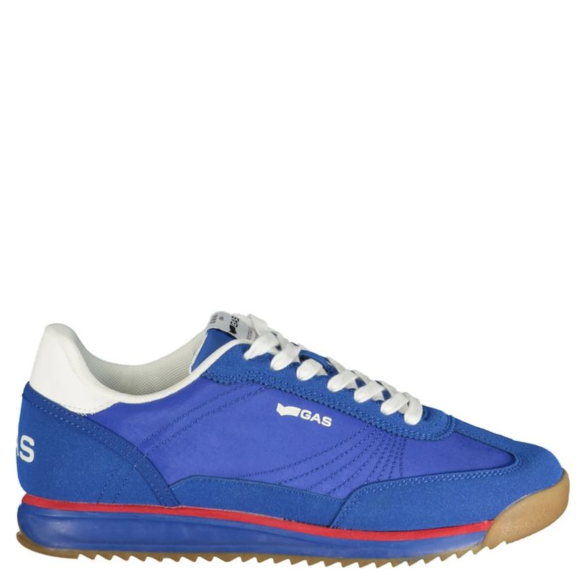 Blue Polyurethane Men Sneaker