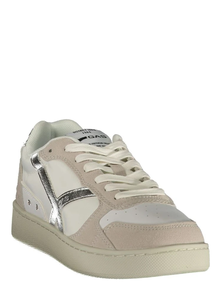 White Polyurethane Women Sneaker alternative