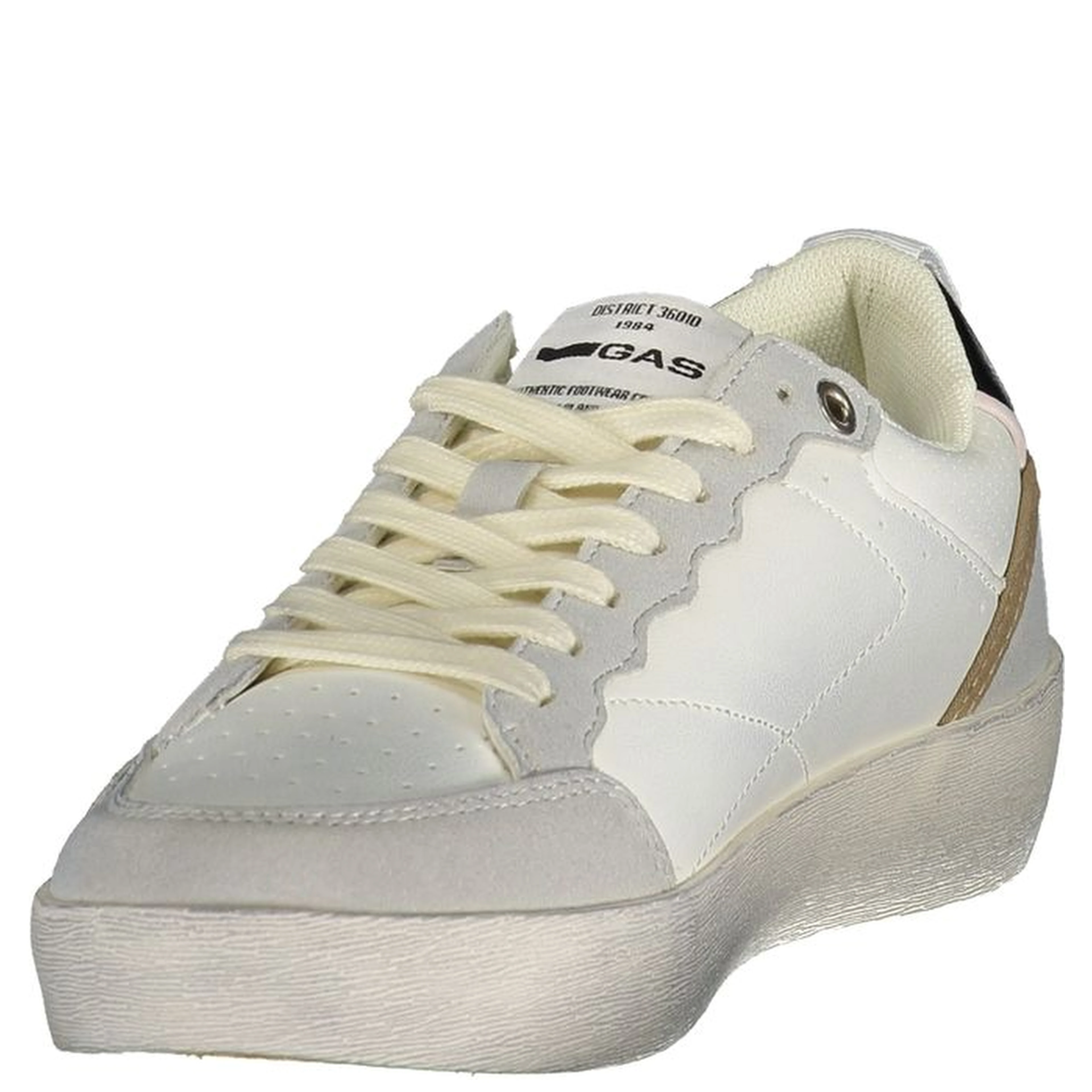 Gray Polyester Athletic Sneakers