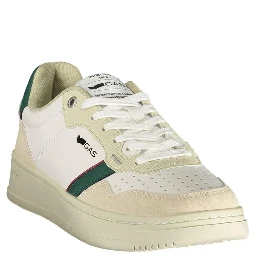 White Polyurethane Men's Sneaker