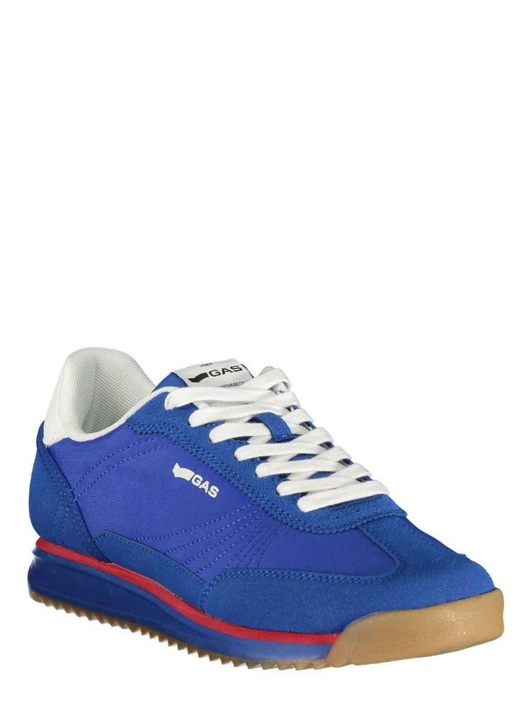 Blue Polyurethane Men Sneaker alternative