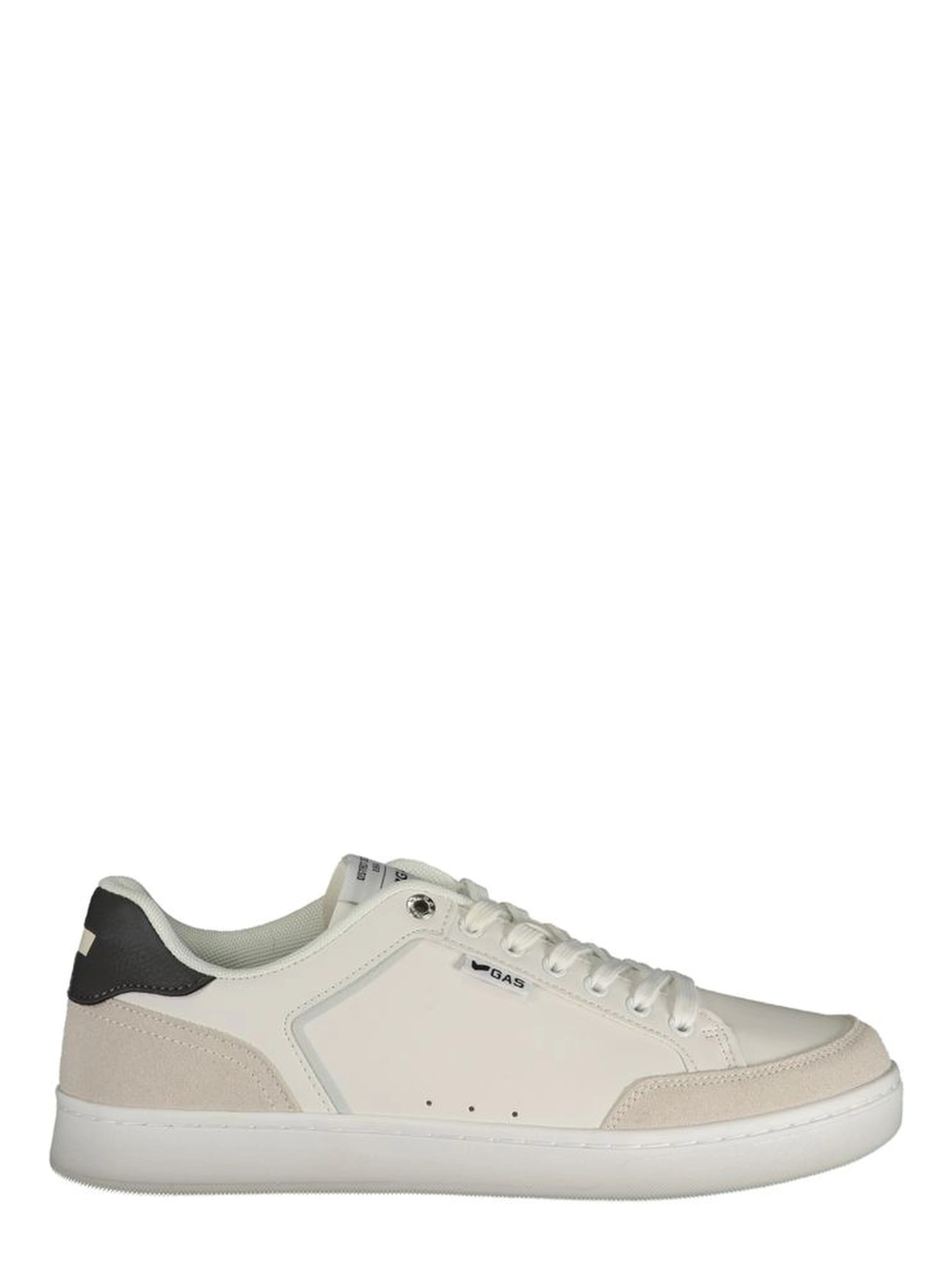 White Polyurethane Men Sneaker