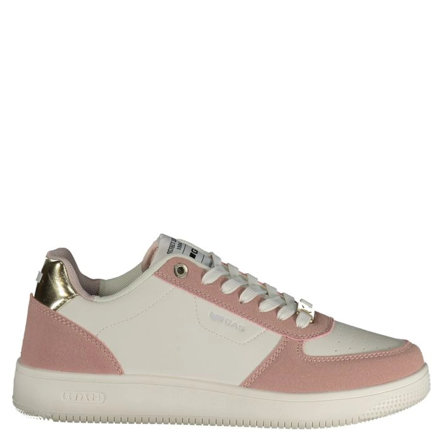 White Polyurethane Women Sneaker