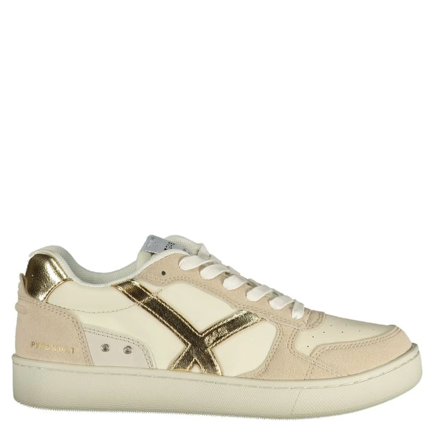 Beige Polyester Women Sneaker