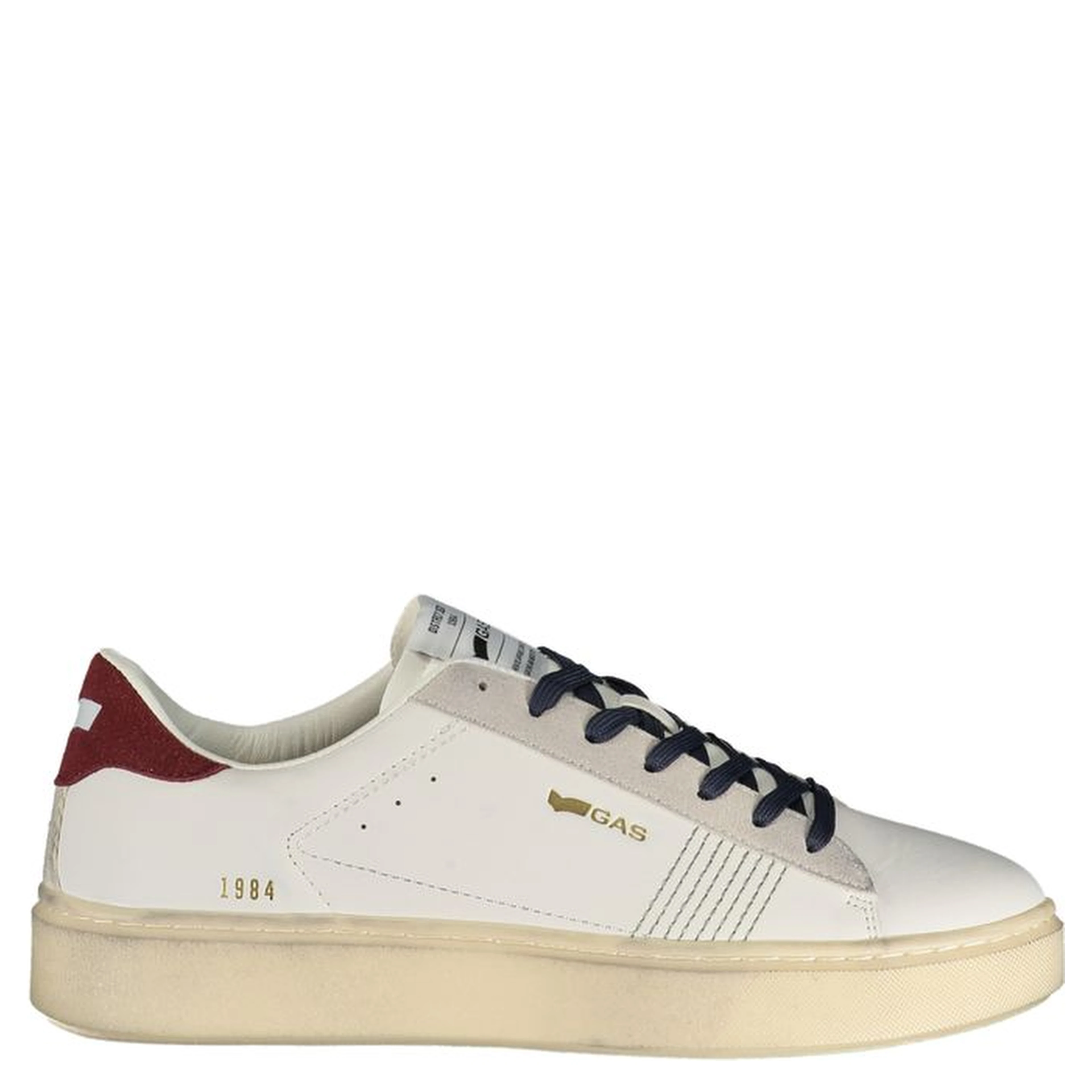 White Polyurethane Men Sneaker