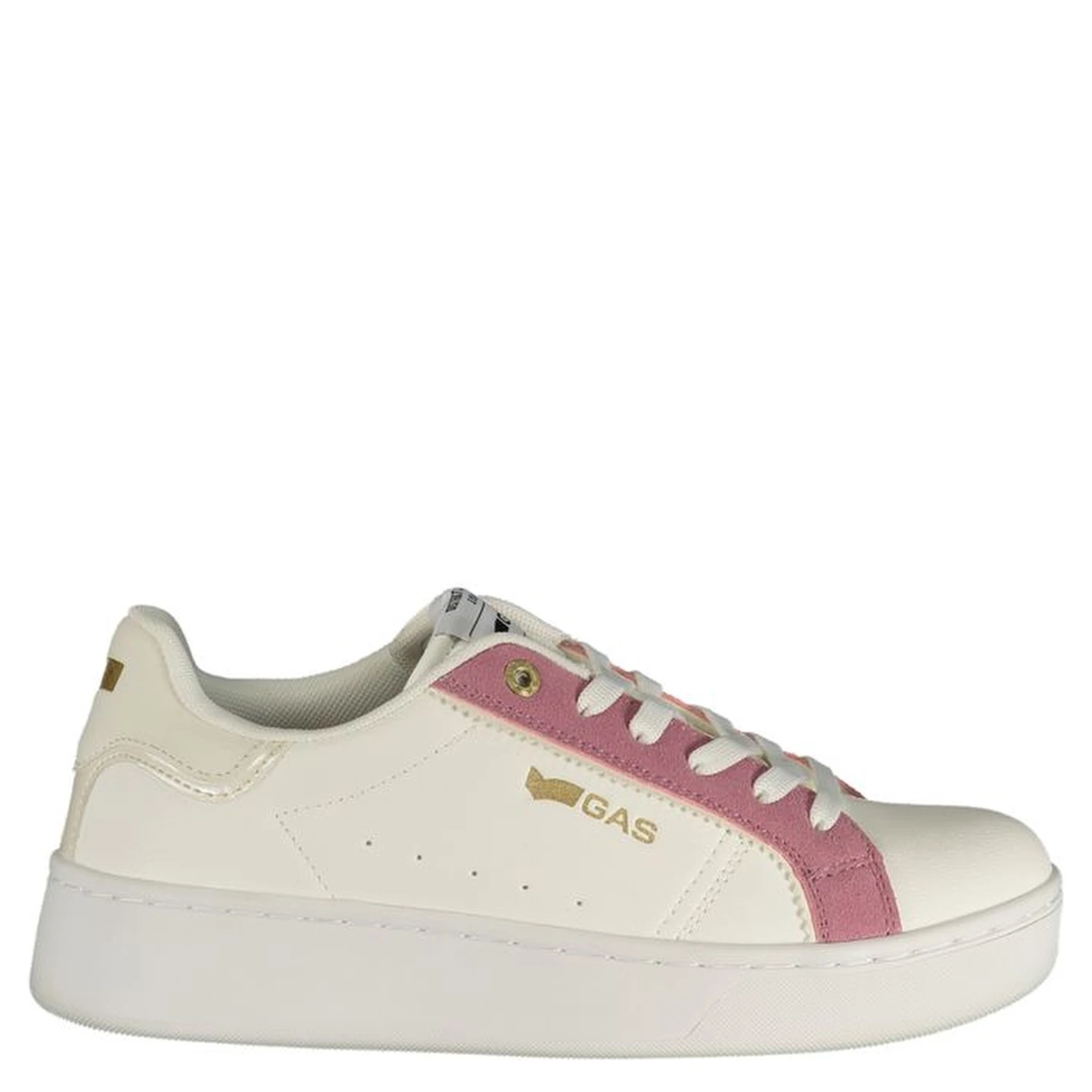 White Polyurethane Women's Sneaker