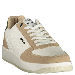 Bianco Polyurethane Men Sneaker