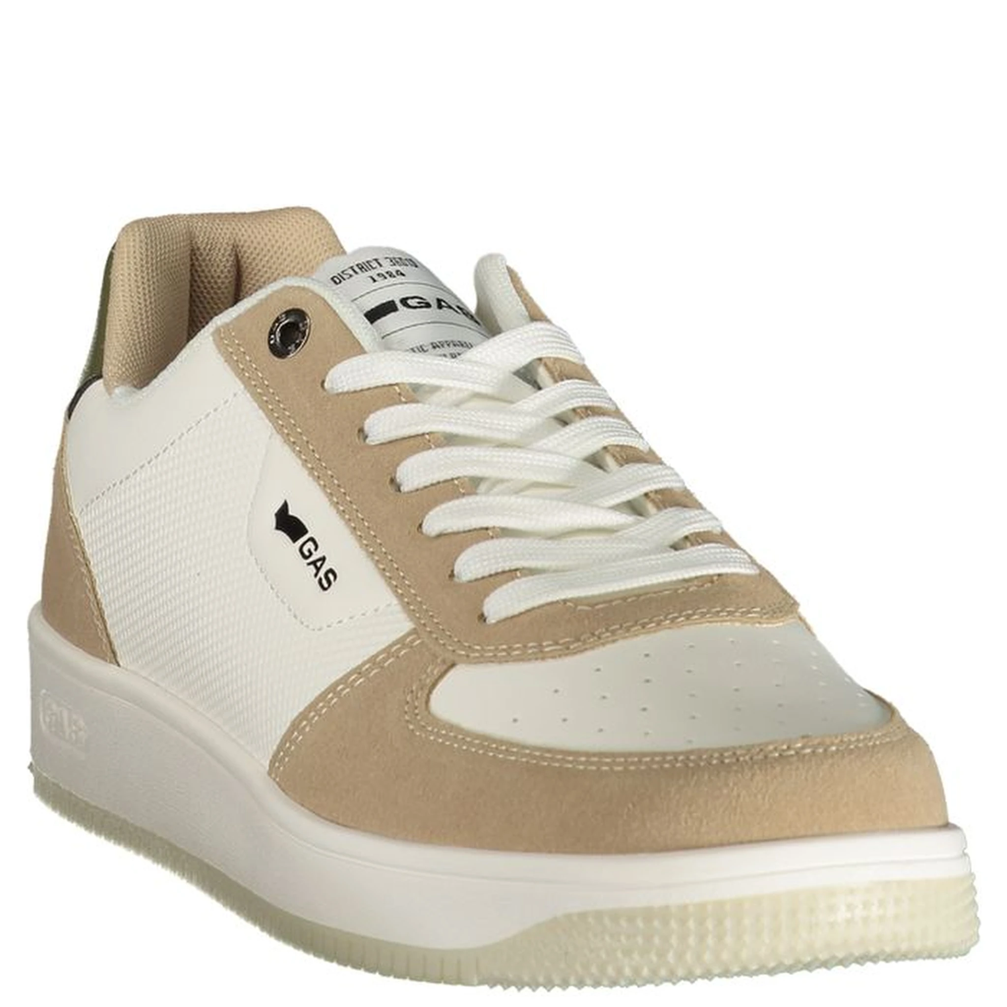 Bianco Polyurethane Men Sneaker