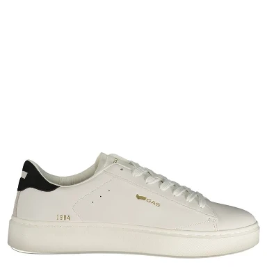 White Polyurethane Men Sneaker