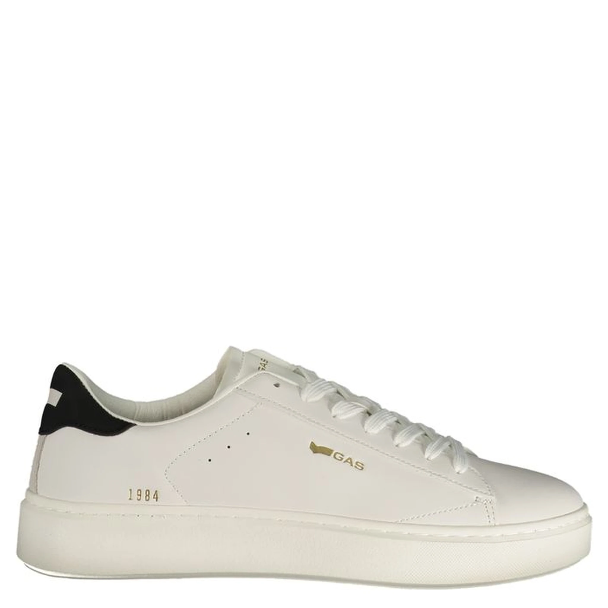 White Polyurethane Men Sneaker