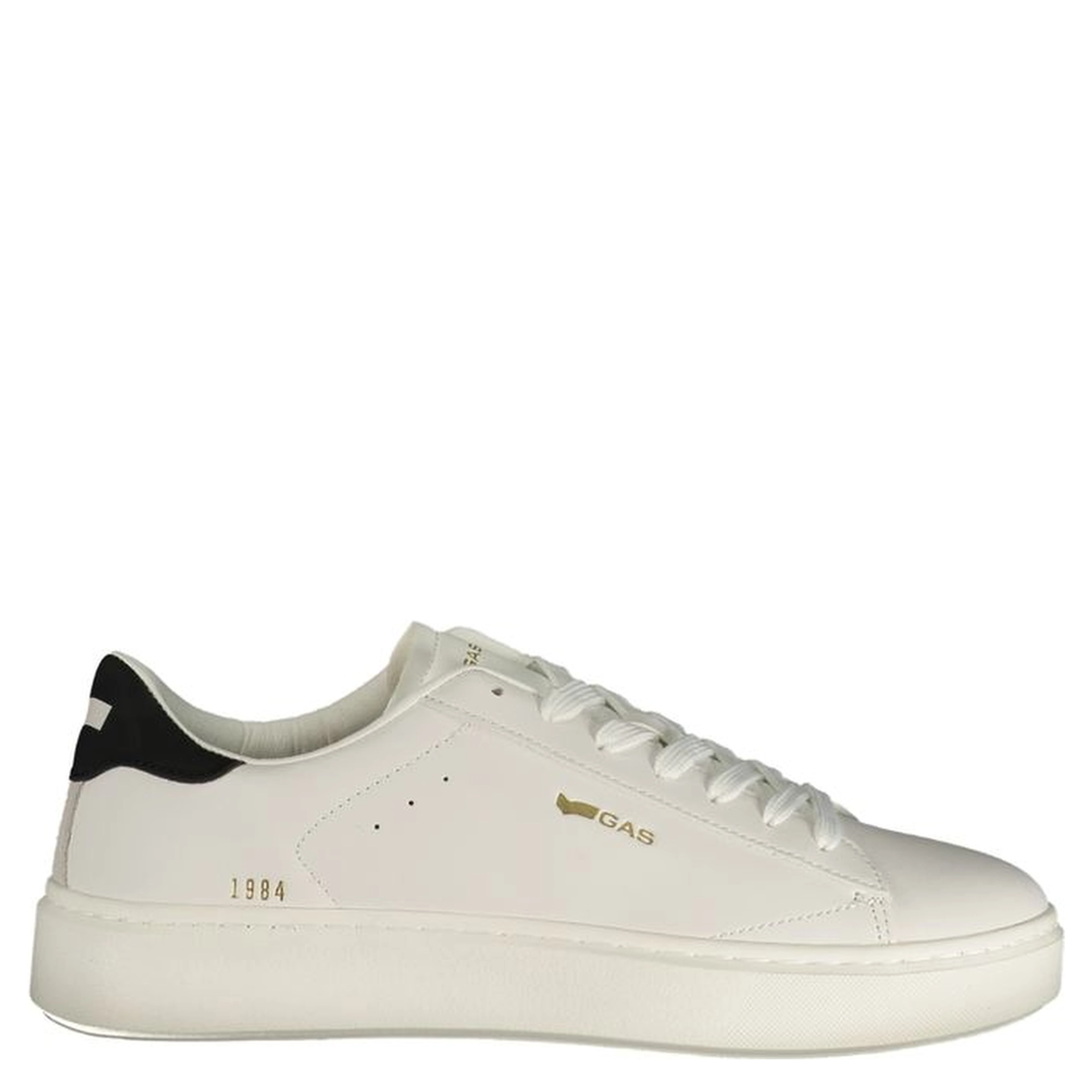 White Polyurethane Men Sneaker