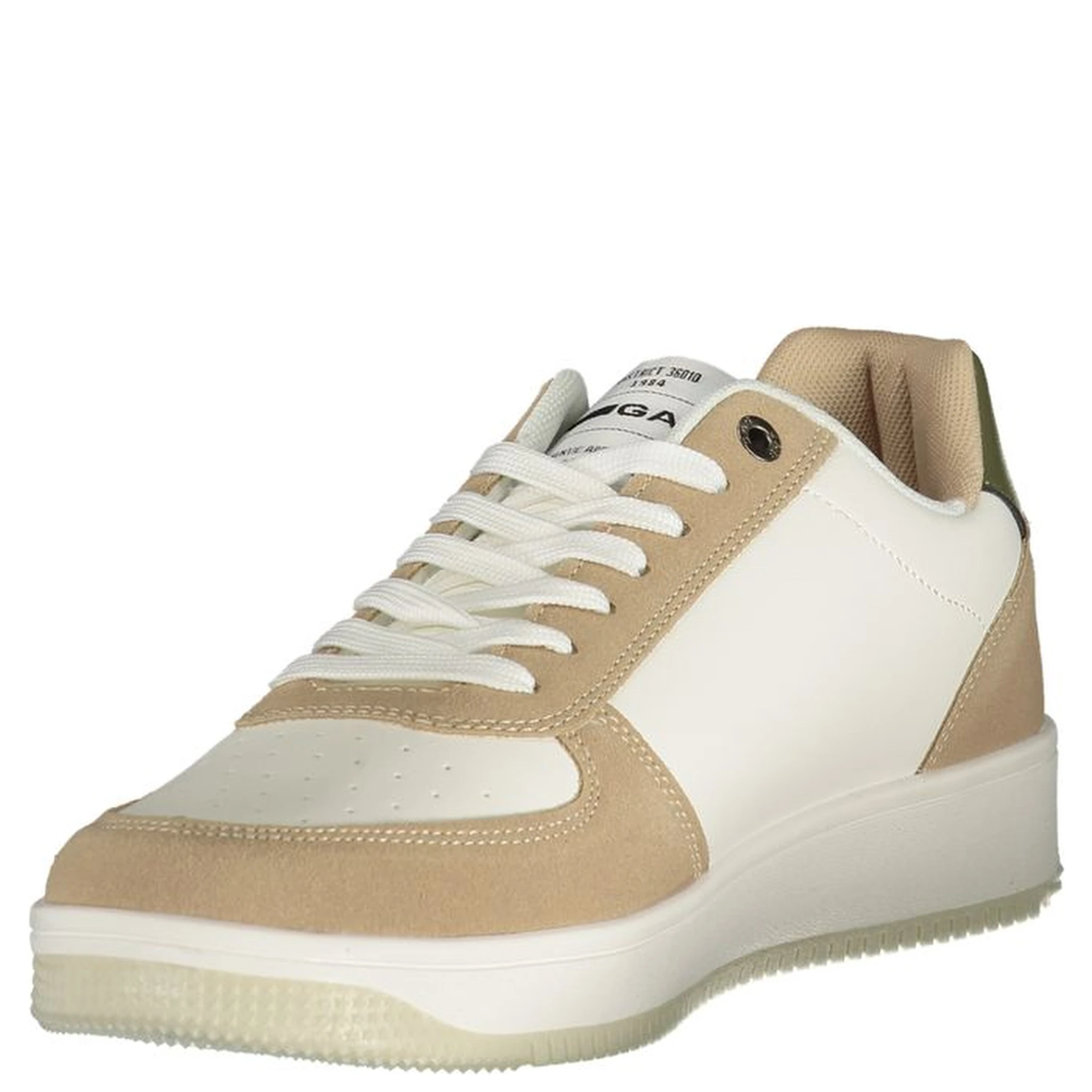 Bianco Polyurethane Men Sneaker