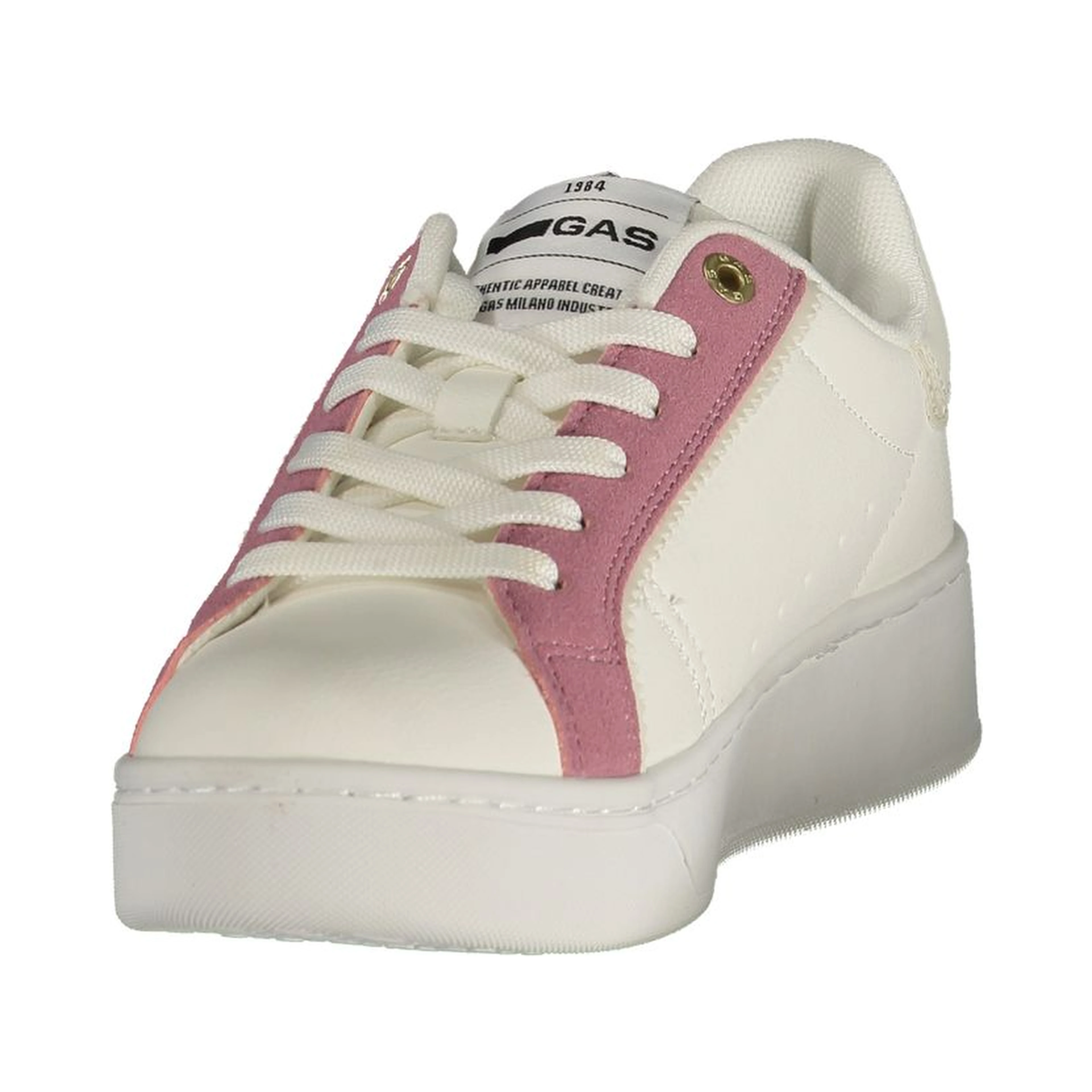 White Polyurethane Women's Sneaker