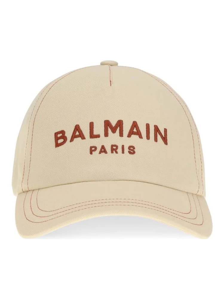 Beige Cotton Cap (Baseball Hat)