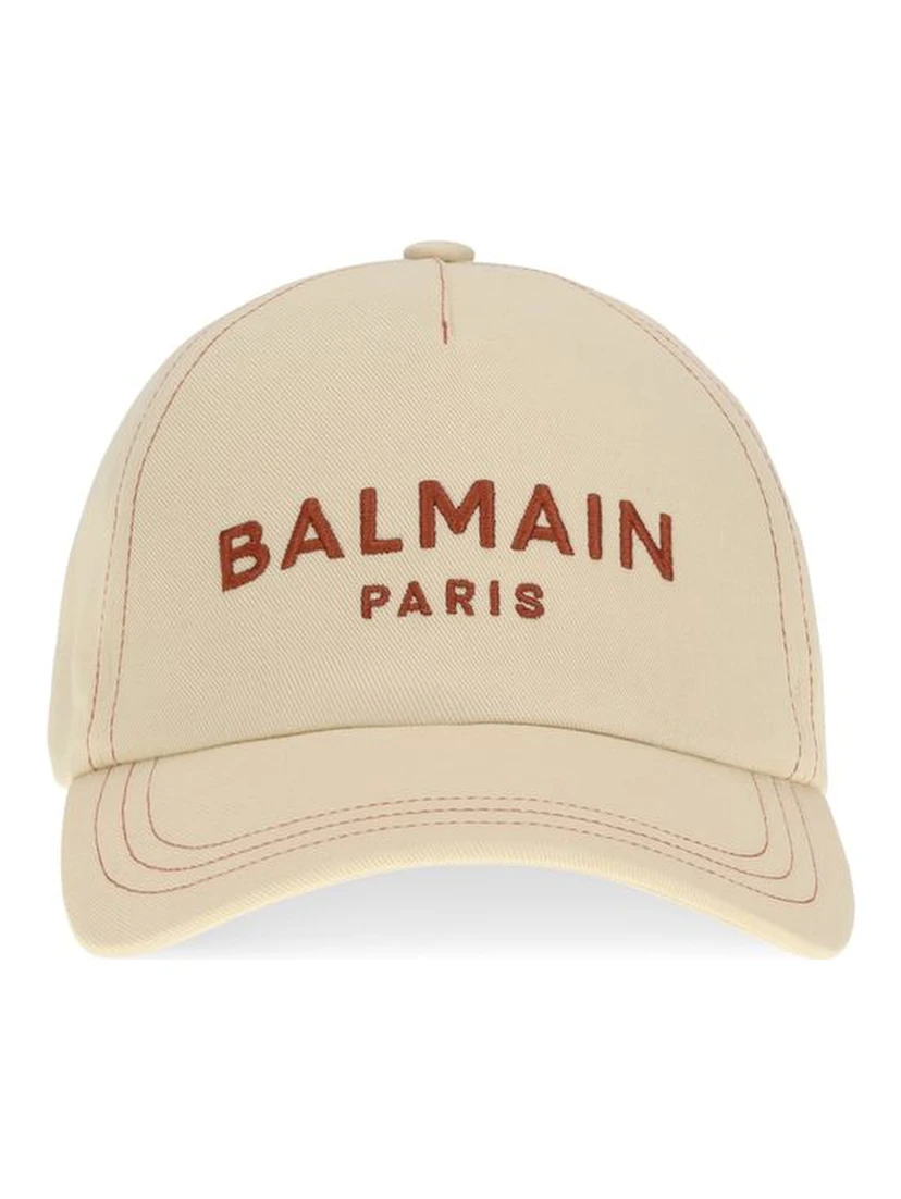 Beige Cotton Cap (Baseball Hat)