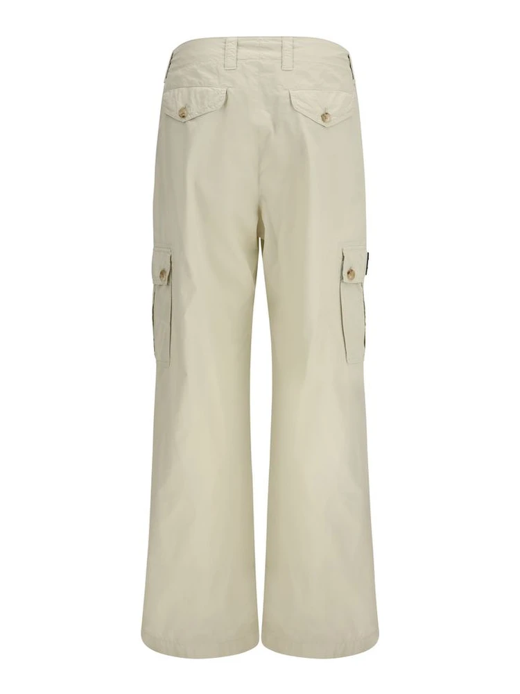 Beige Cotton Casual Pants alternative