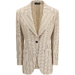Multicolor Viscose Coat