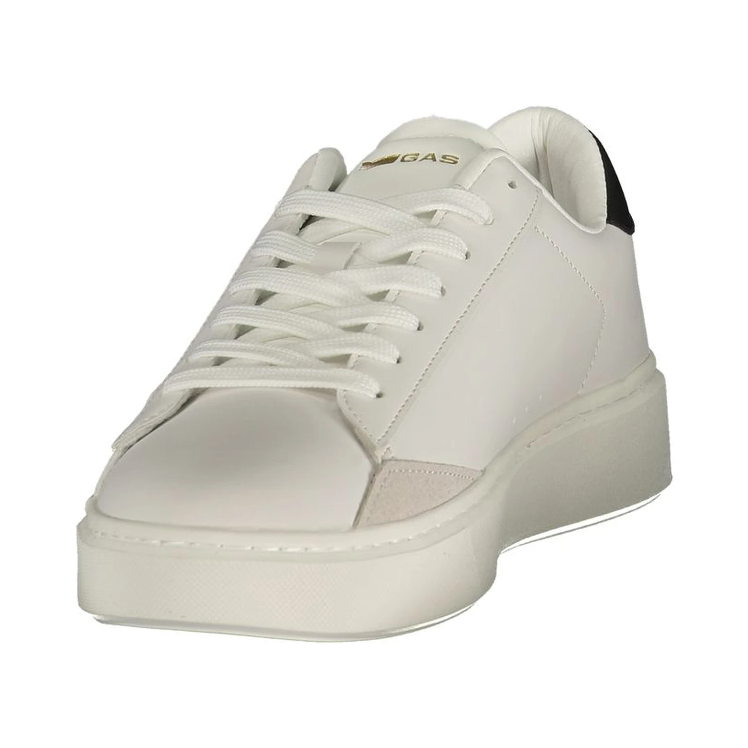 White Polyurethane Men Sneaker