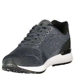 Grigio Polyester Men Sneaker