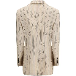 Multicolor Viscose Coat