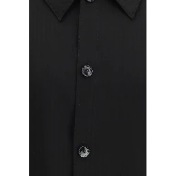 Black Viscose Dress Shirt