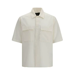 Beige Polyester Shortsleeve Shirt