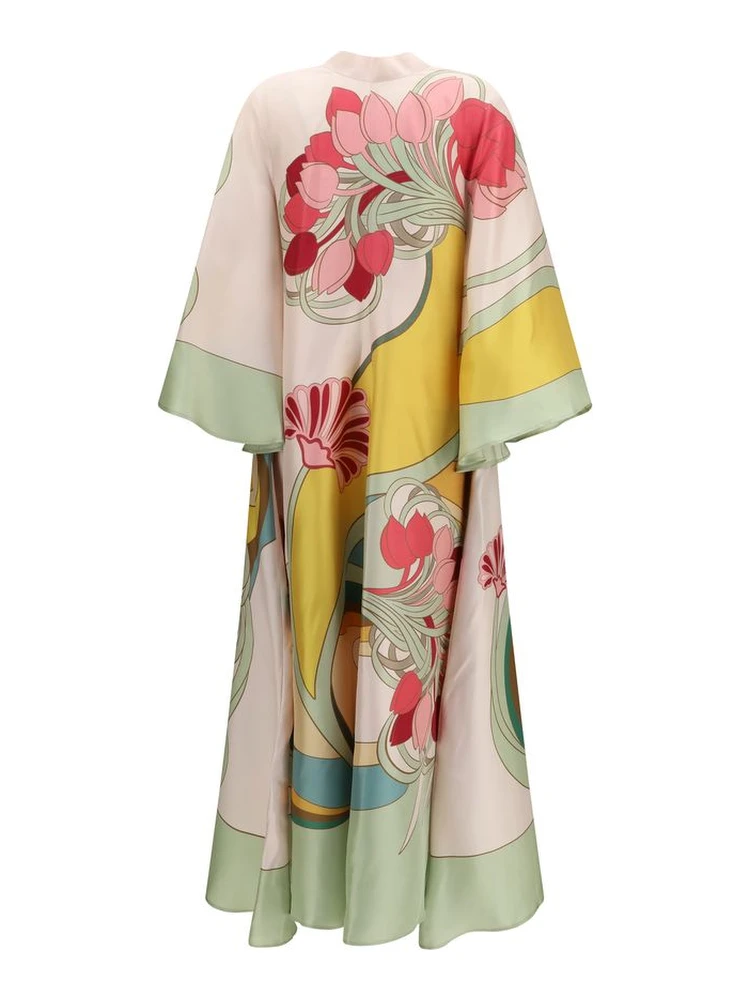 Multicolor Silk Casual Dress alternative