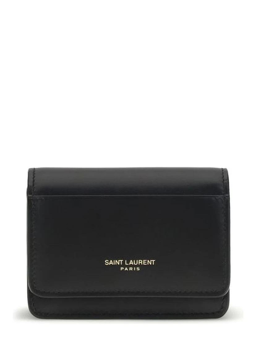 Black Calf Leather Bos Taurus Wallet