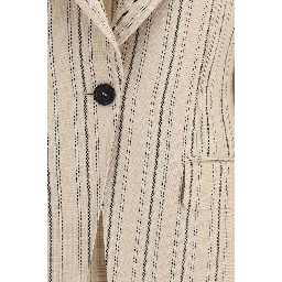 Multicolor Viscose Coat