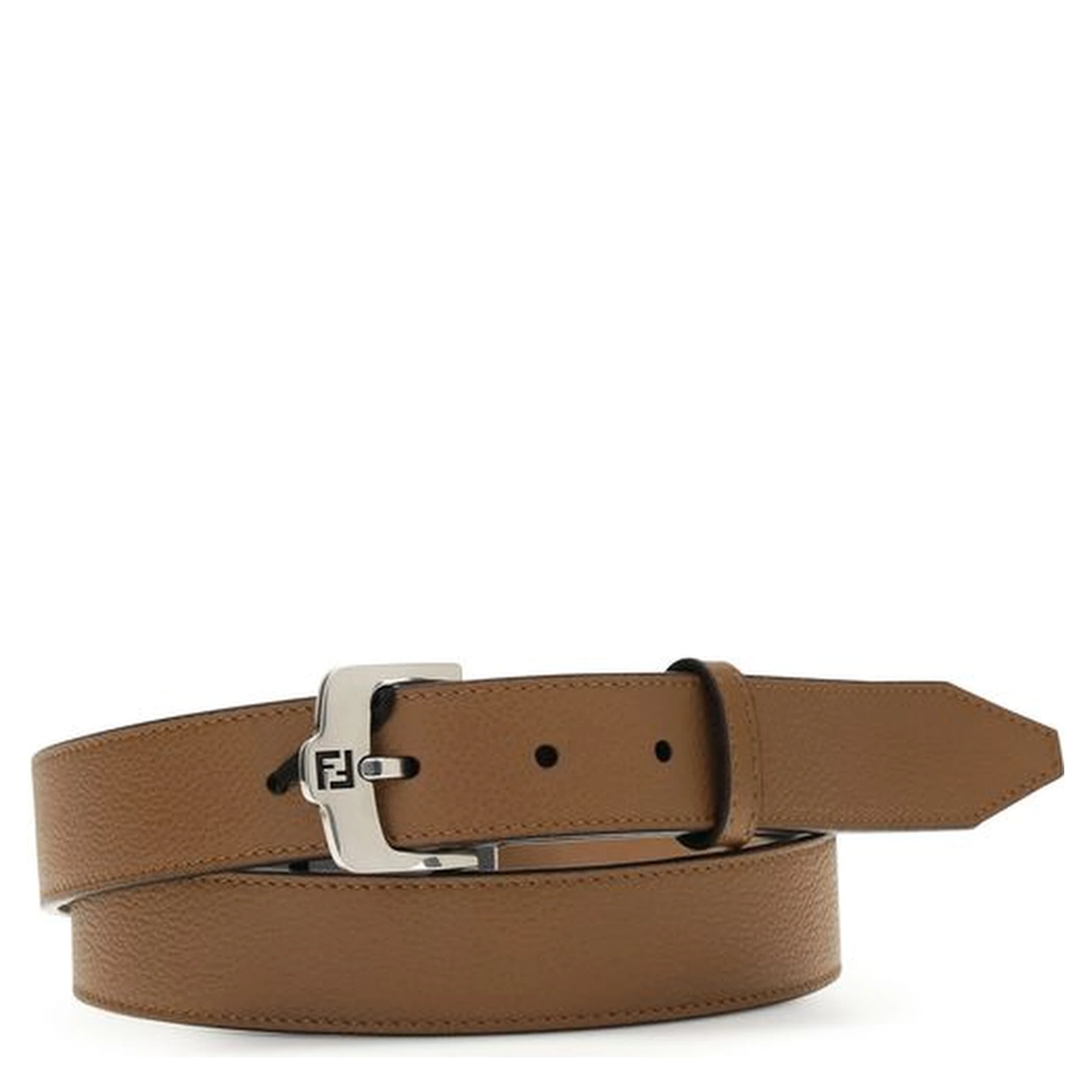 Brown Calf Leather Bos Taurus Belt