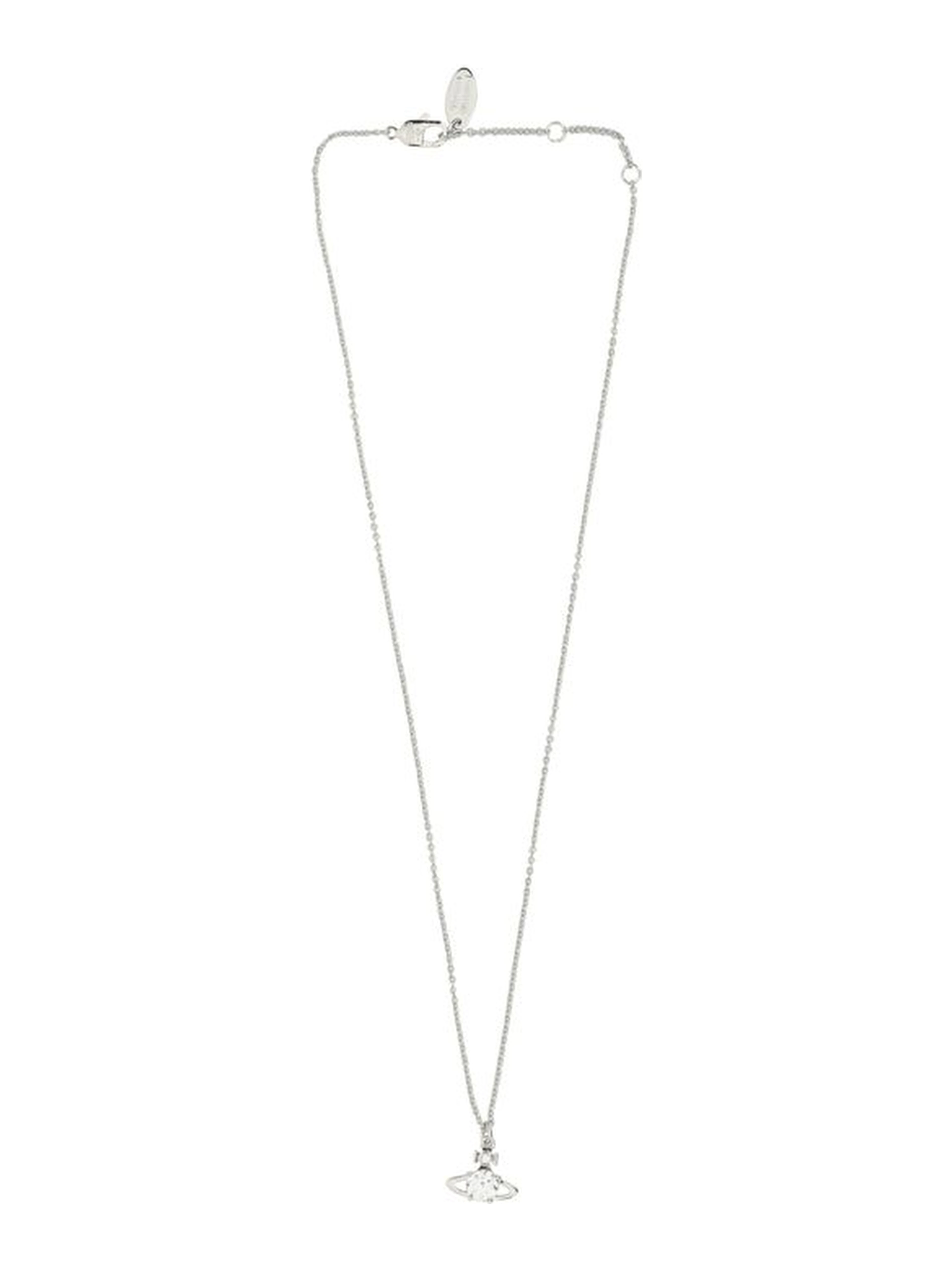 Gray Brass Necklace