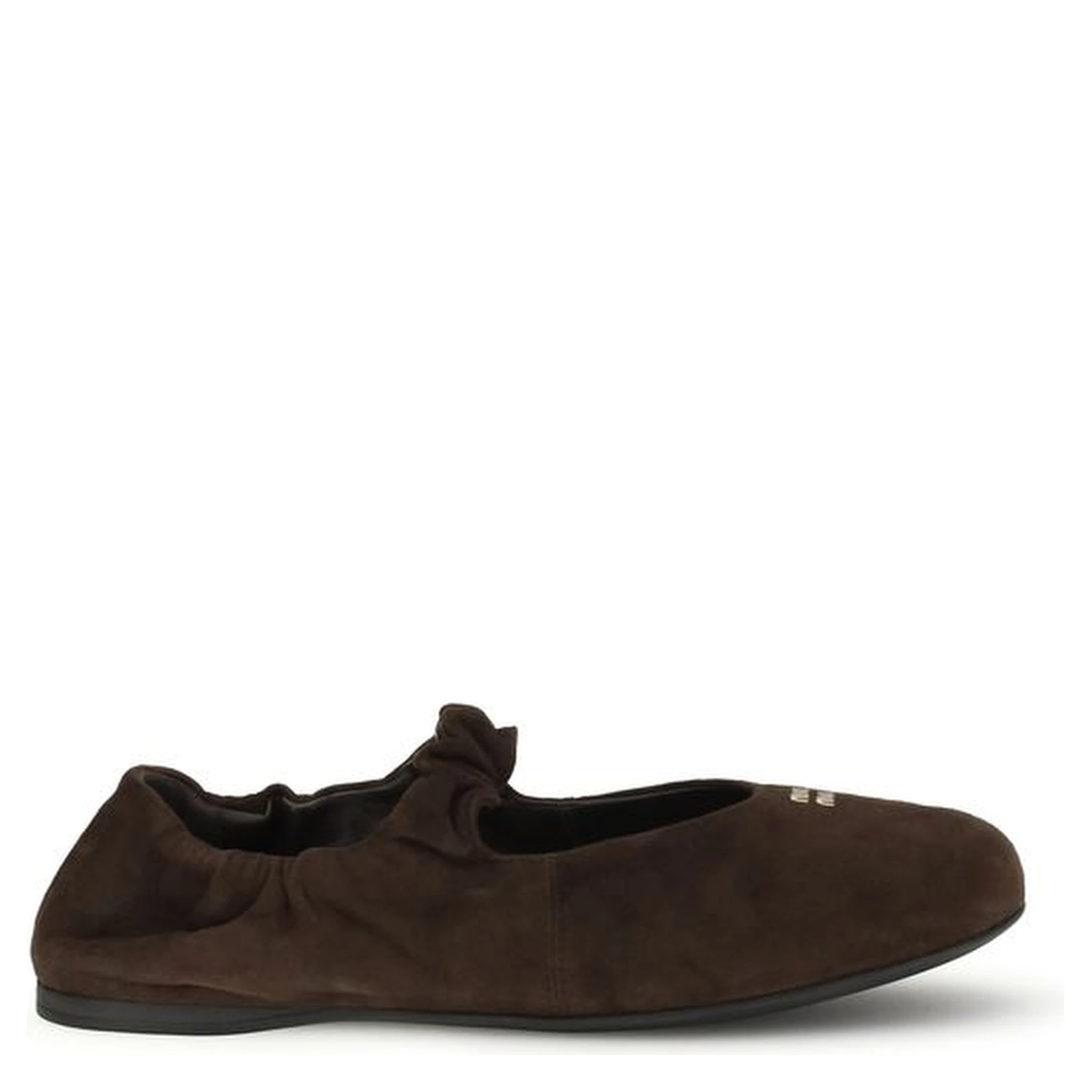 Brown Calf Leather Bos Taurus Ballet Flats