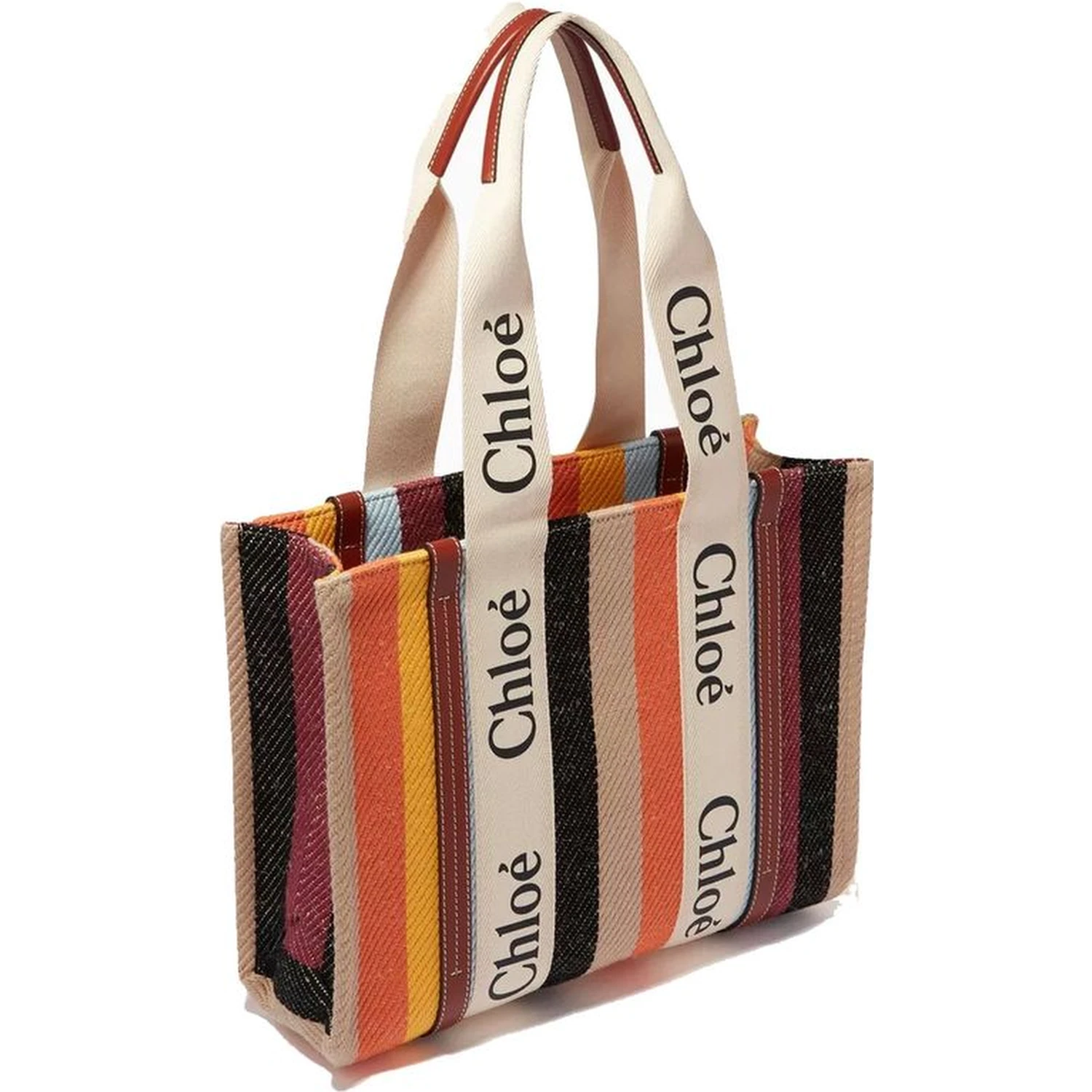 Beige Linen Tote Bag