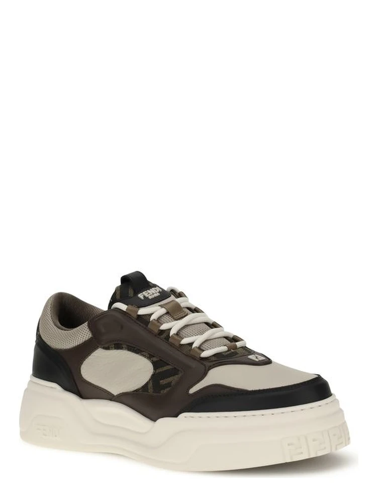 Black Calf Leather Bos Taurus Chunky Sneakers alternative