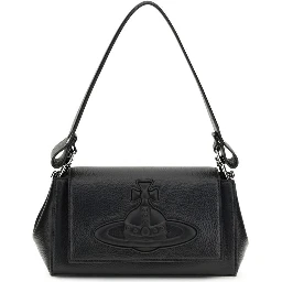 Black Polyethylene Shoulder Bag