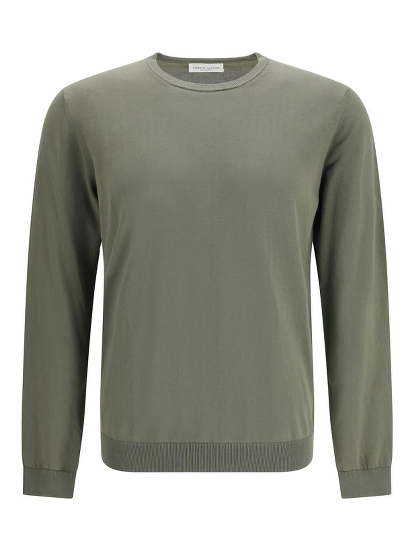 Bicolor Cotton Sweatshirt