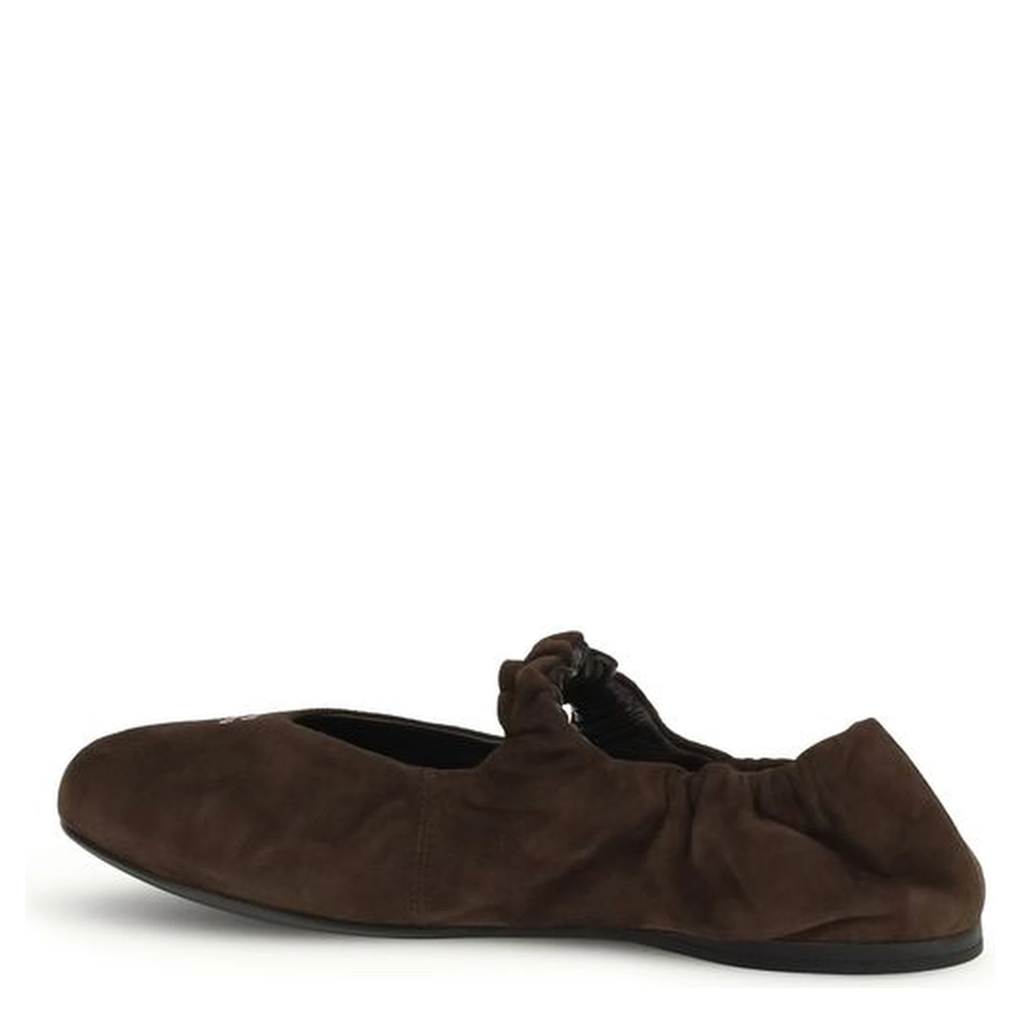 Brown Calf Leather Bos Taurus Ballet Flats