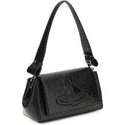 Black Polyethylene Shoulder Bag