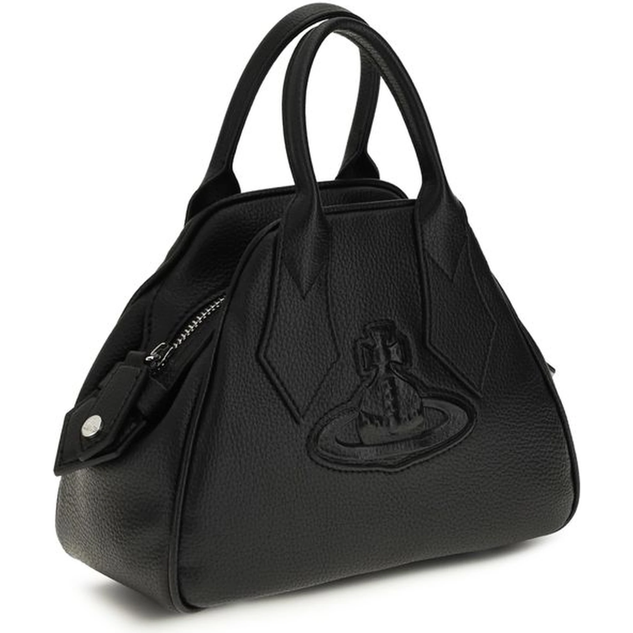 Black Calf Leather Bos Taurus Shoulder Bag