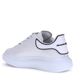 White Rubber Platform Sneakers