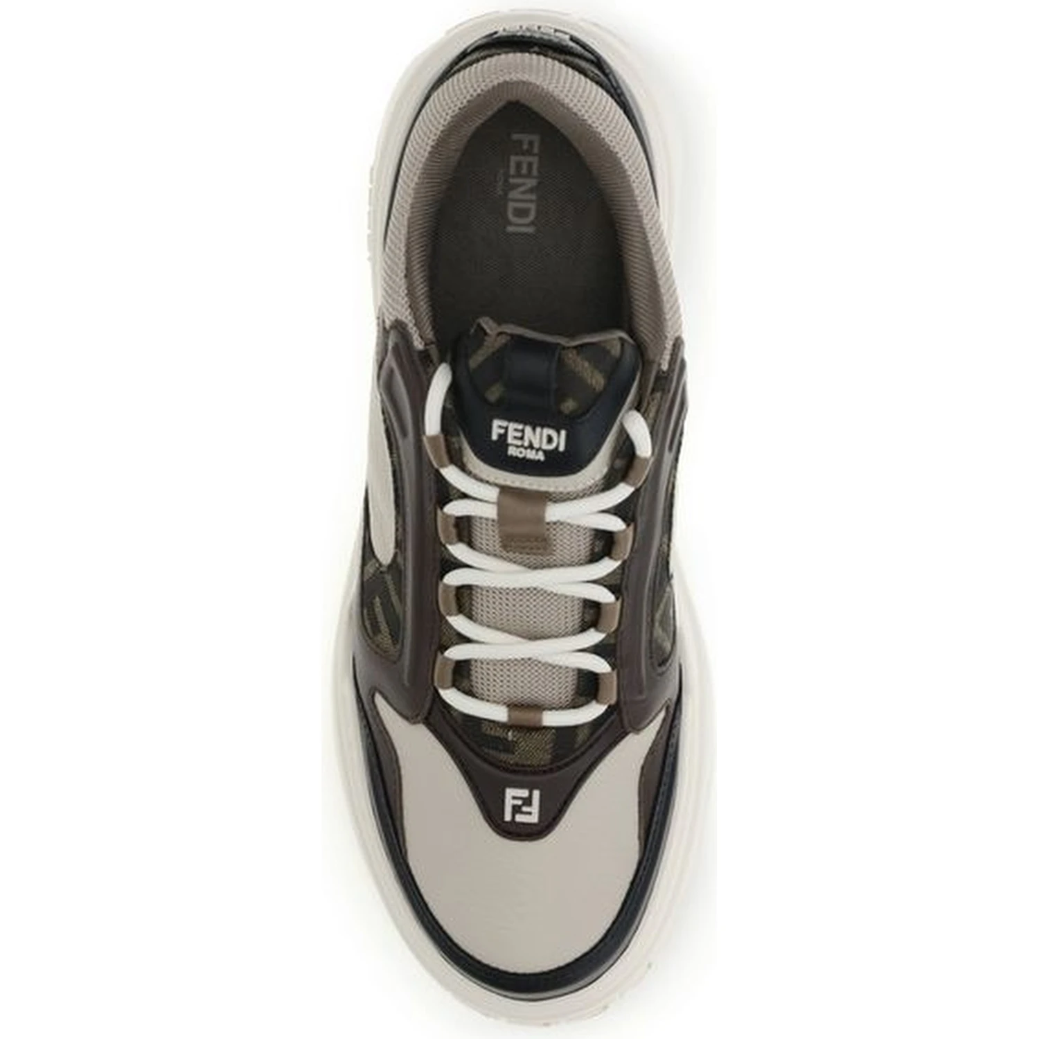 Black Calf Leather Bos Taurus Chunky Sneakers