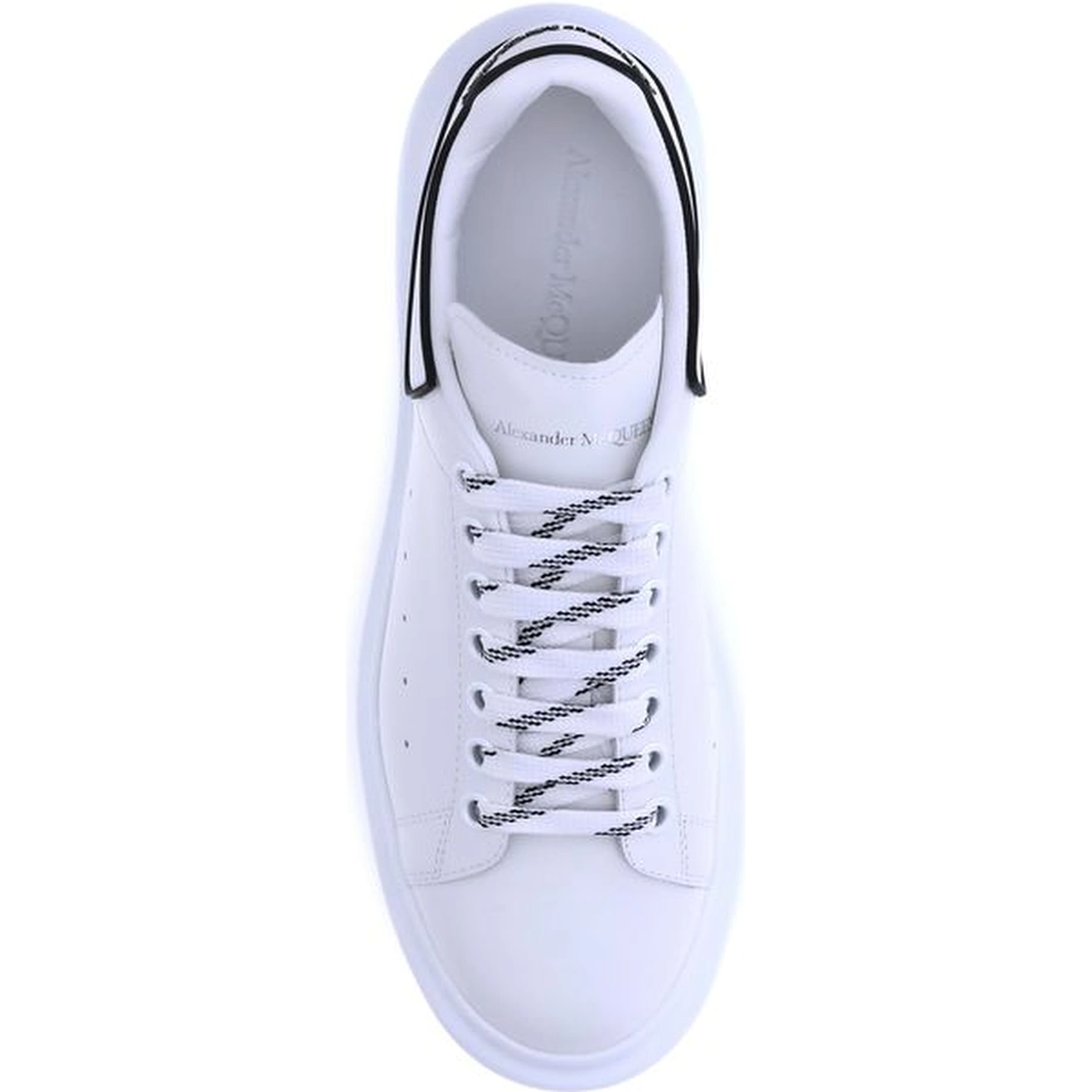 White Rubber Platform Sneakers