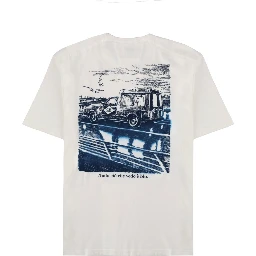 T-SHIRT WITH LOGO AND PRINT