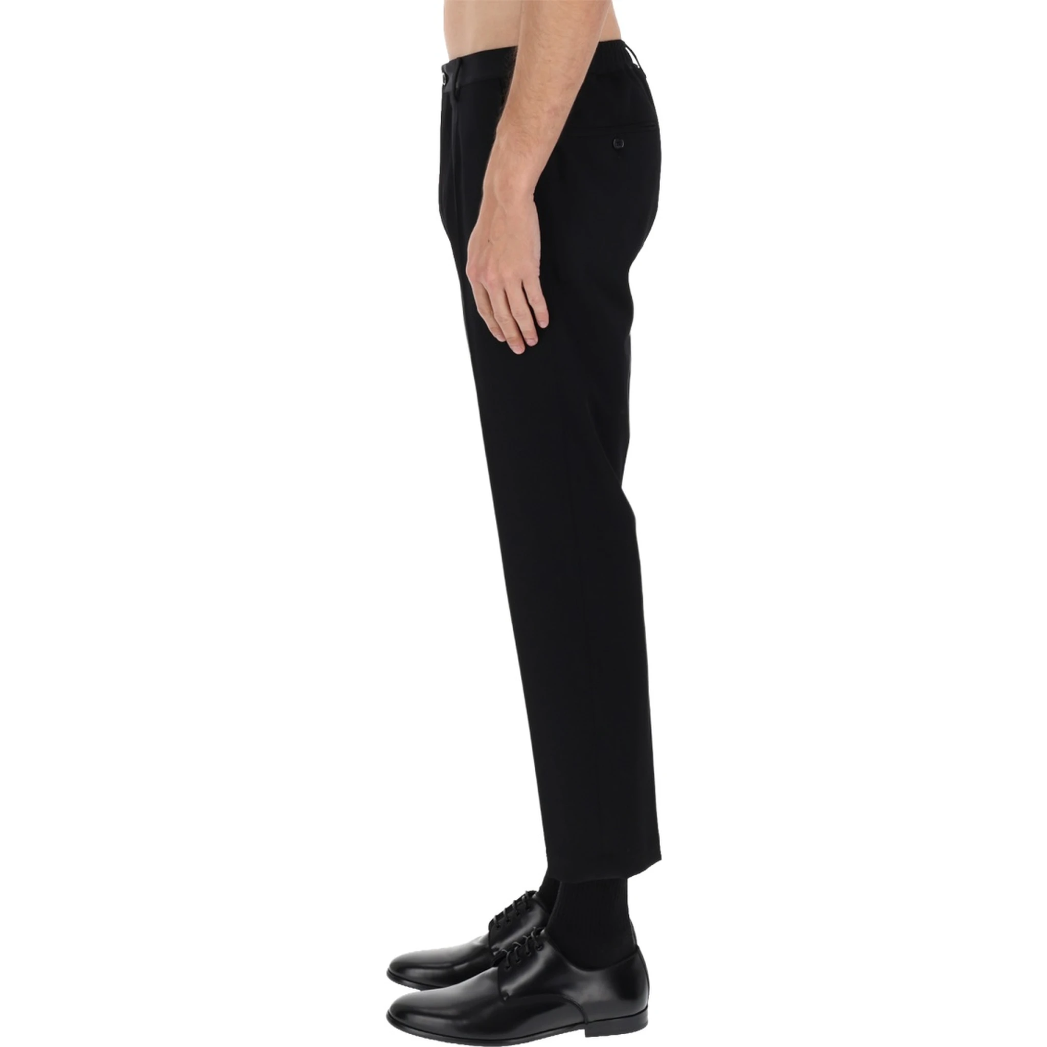 STRAIGHT WOOL PANTS