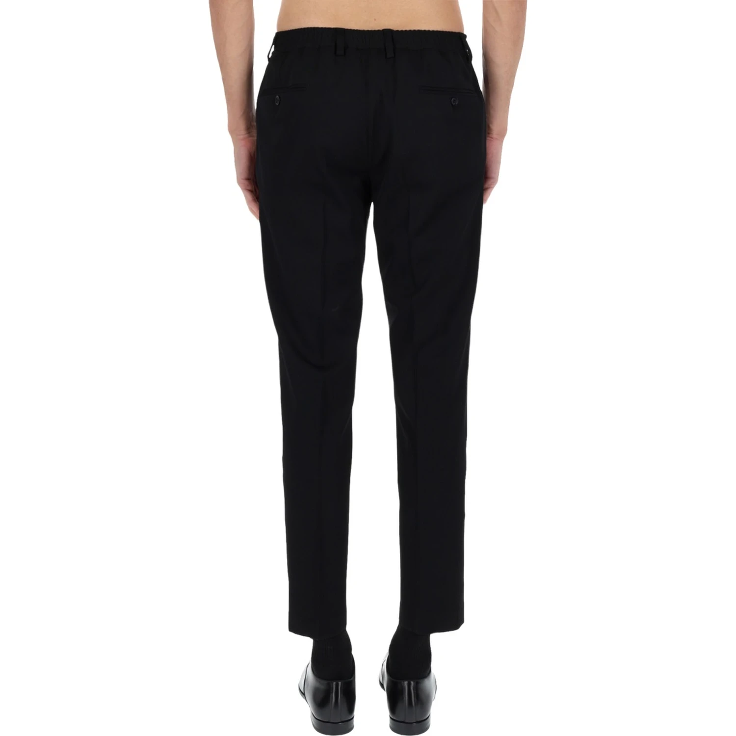 STRAIGHT WOOL PANTS
