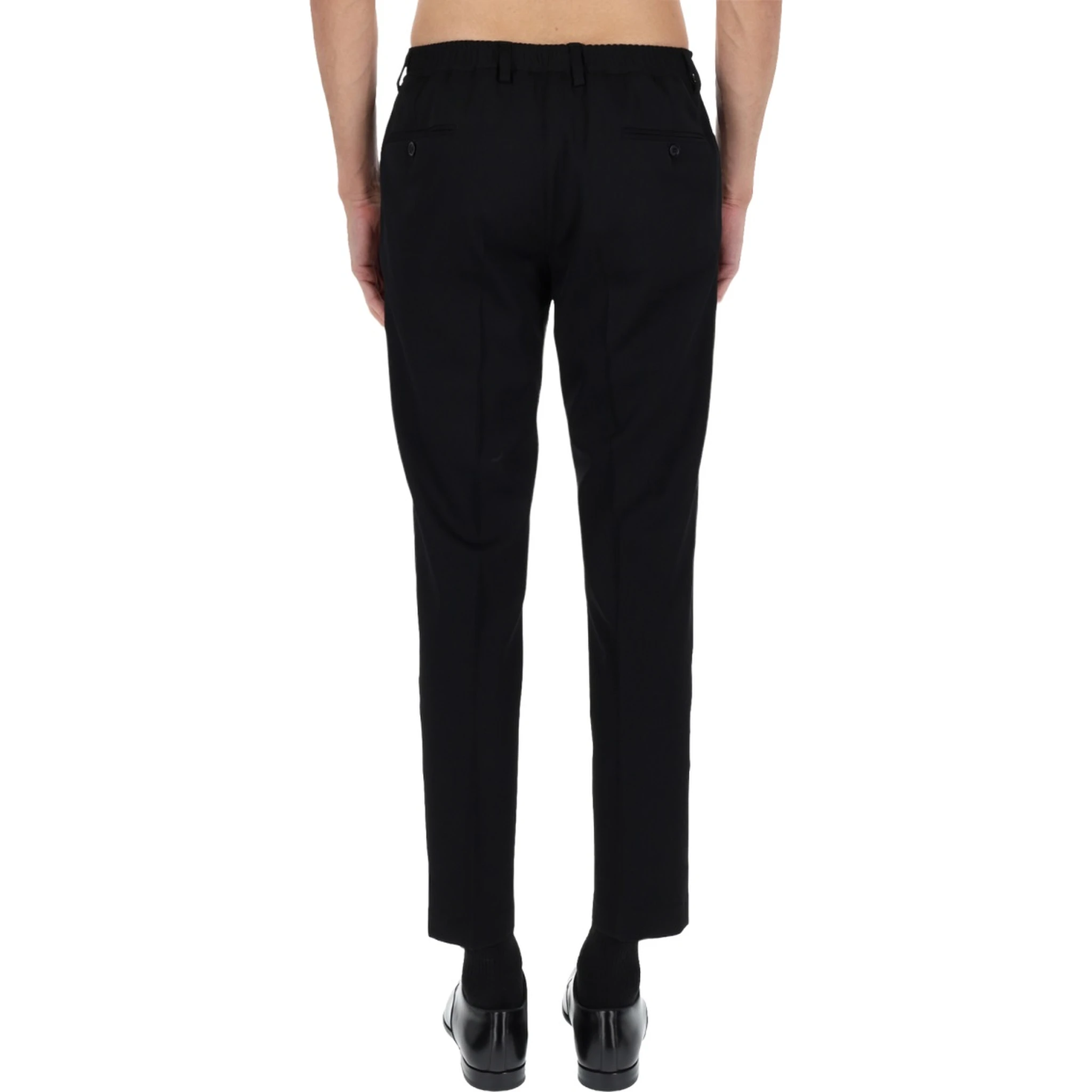 STRAIGHT WOOL PANTS
