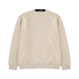 SWEATSHIRT WITH LOGO PATCH