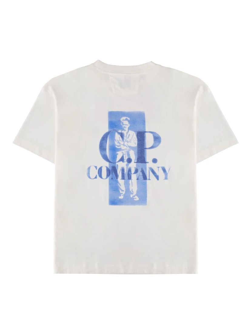 T-SHIRT WITH LOGO AND PRINT