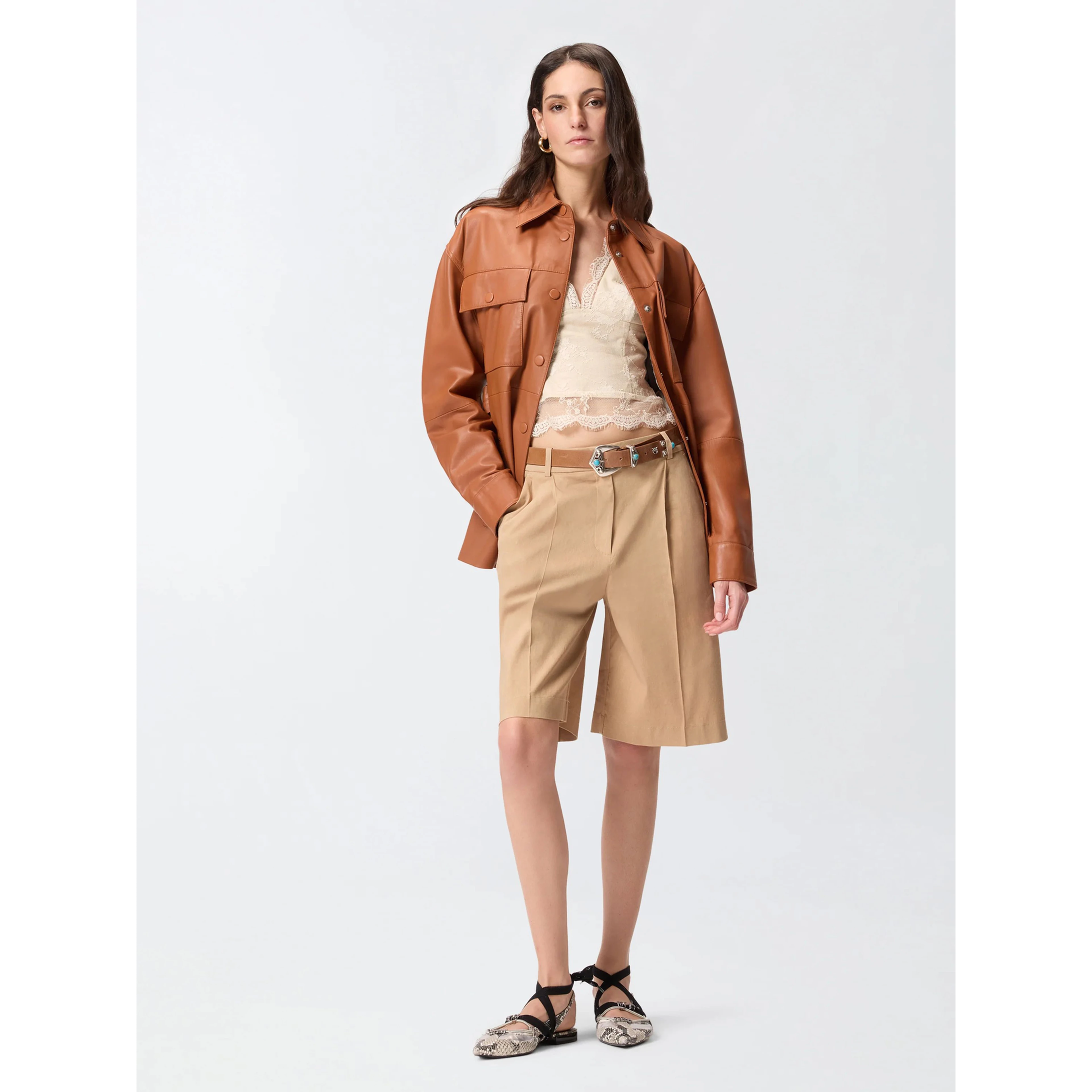 PINKO BRYANA bermuda shorts