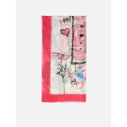 PINKO ROCK AND ROLL FOULARD scarf